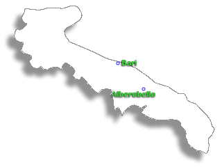 プーリア地図