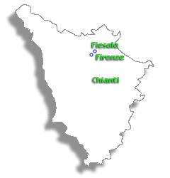 トスカーナ地図